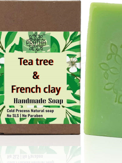 Tea Tree & French Clay | Cold Process Handmade Soap View- 2