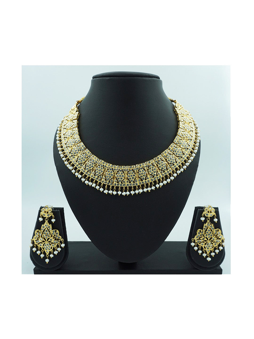 REAL PEARLS.... ZAREEN Necklace Set - Jewellery By Tahrim Mirza View 1