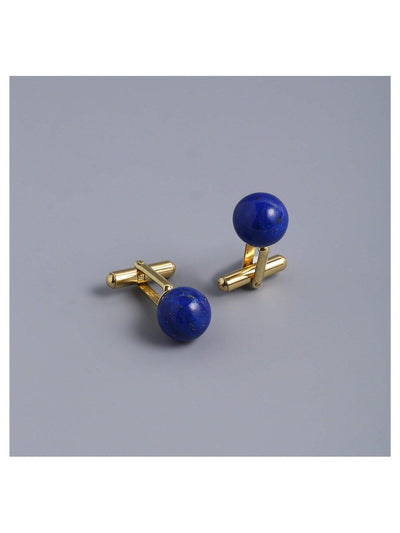 Lapis Cufflinks For Him -View 4