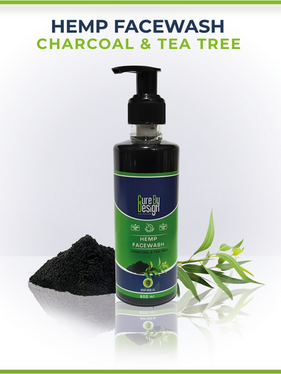 Hemp Charcoal & Tea Tree Oil Facewash- View 1