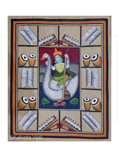 Goddess of Knowledge - Saraswati V - Kalkatte Vaali View 1