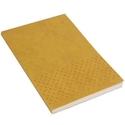 Gold Foil Debossed Hemp Diary (A5)-View 2