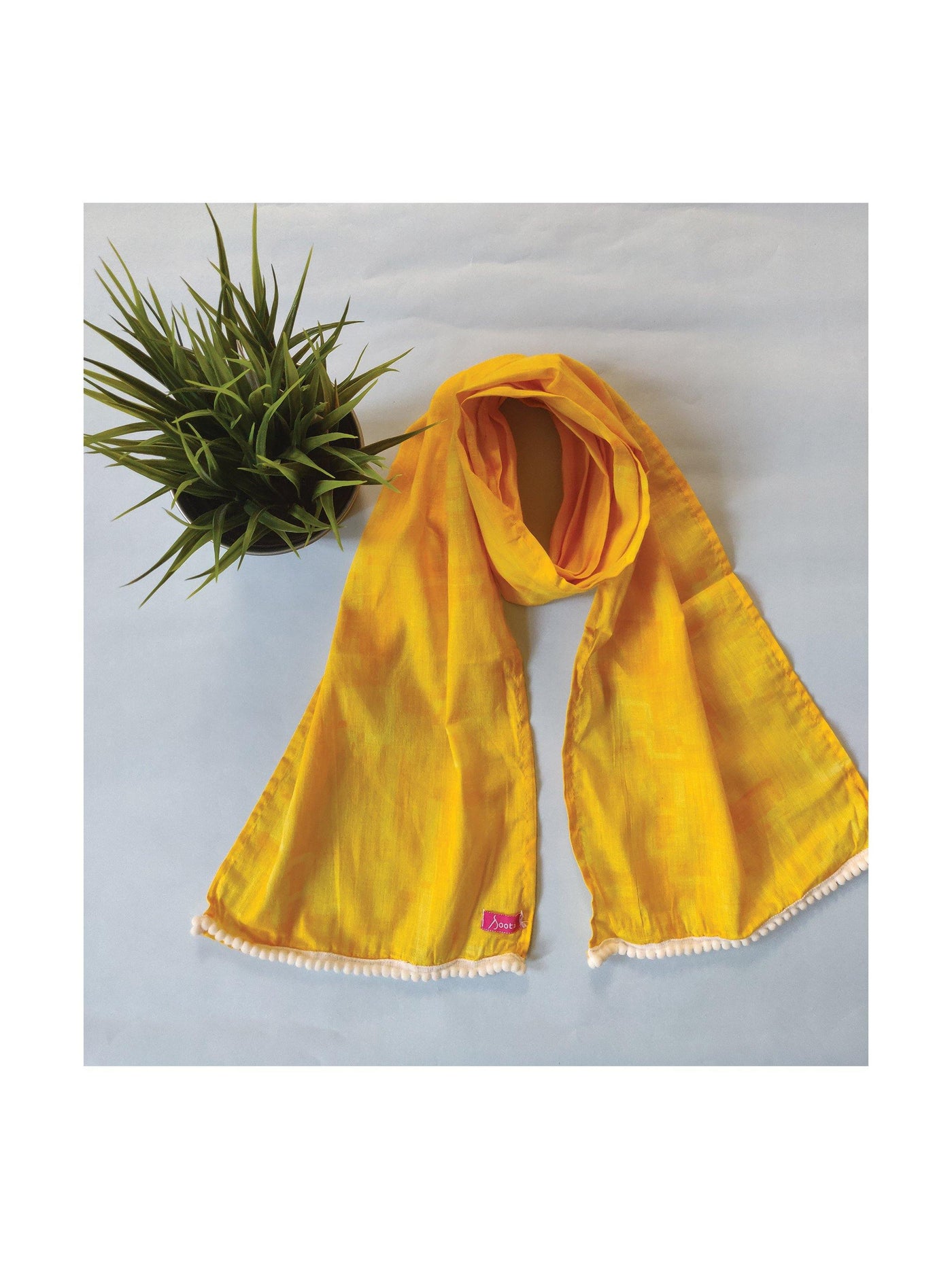Sooti Scarf - Yellow Love -View 2