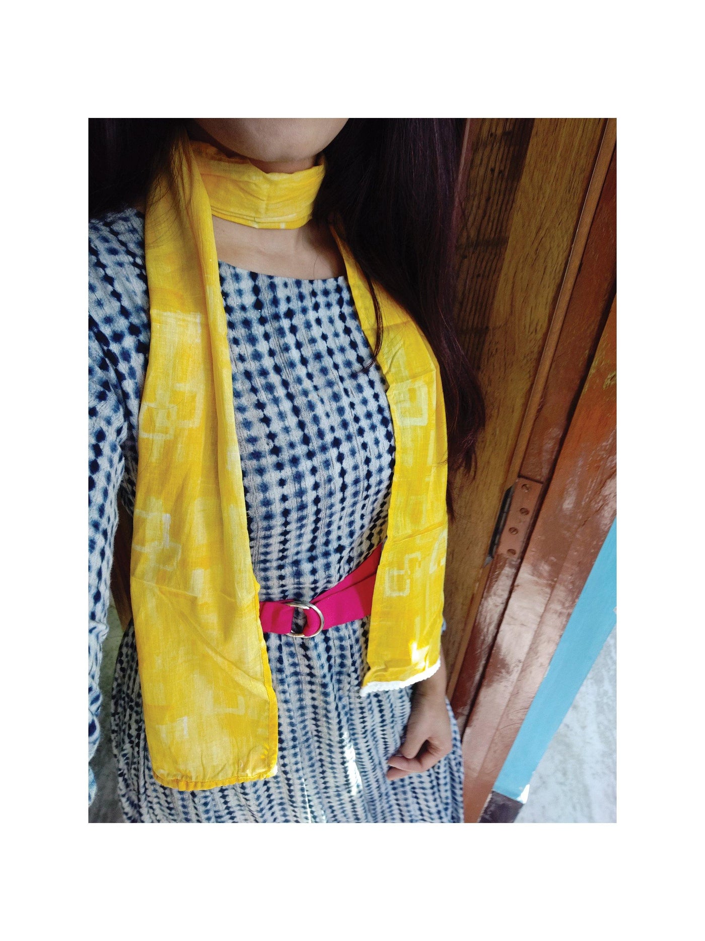 Sooti Scarf - Yellow Love -View 1