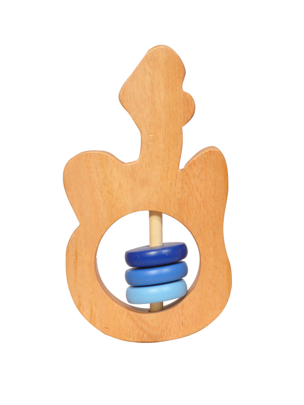 Wooden Guitar Rattle - View 1