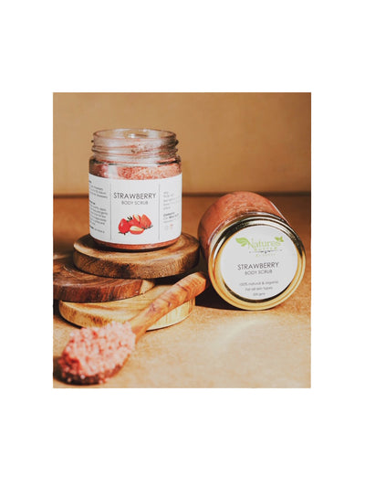 Strawberry Body Scrub -  Nature's Butter by Shree View 1